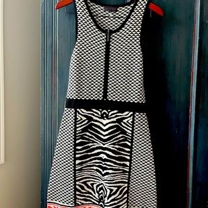 Hale Bob stretch knit dress. Comfy wedding guest, vacation, work, party dress